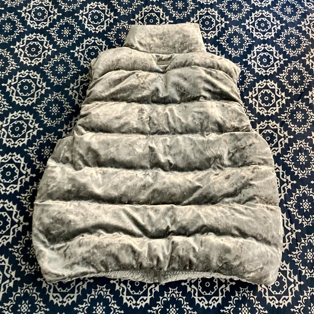 Calvin Klein Performance Down Silver Crushed Velv… - image 4